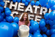 Rosalie Craig at the theatre cafe