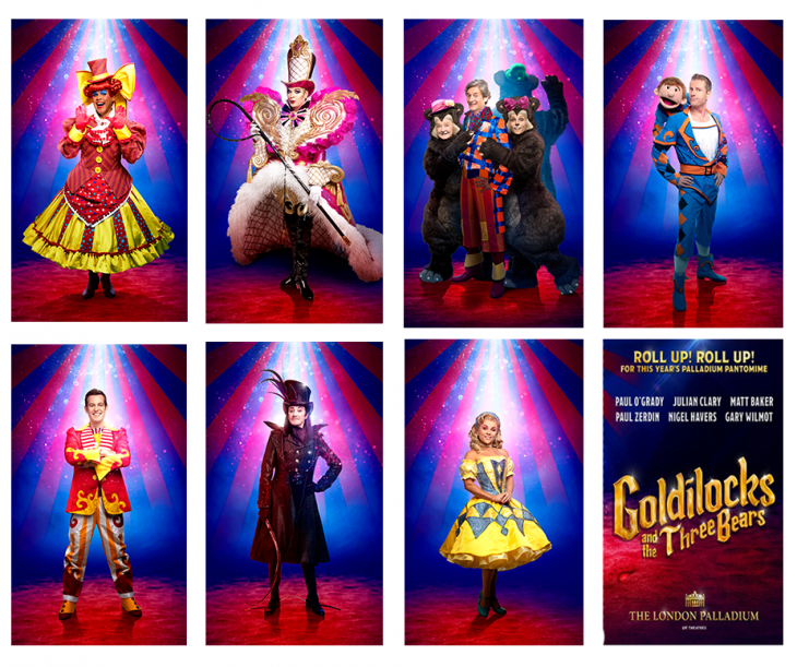 goldilocks ands the three bears London Palladium cast