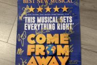 come from away signed poster
